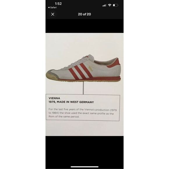 VINTAGE Adidas Vienna Made in West-Germany 70s Sneakers Size US 5.5 main image 10